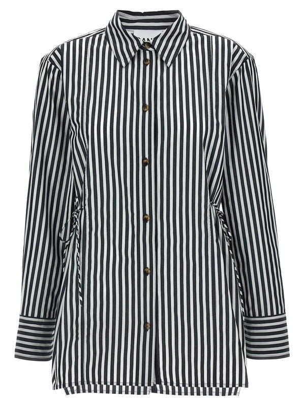 Back Tie Strap
  Stripe Shirt