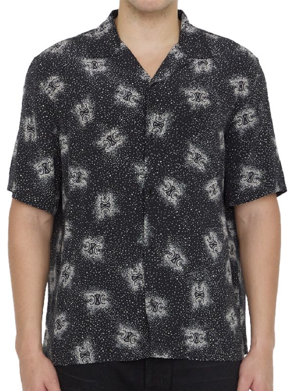 Triomphe Silk Short Sleeve Shirt