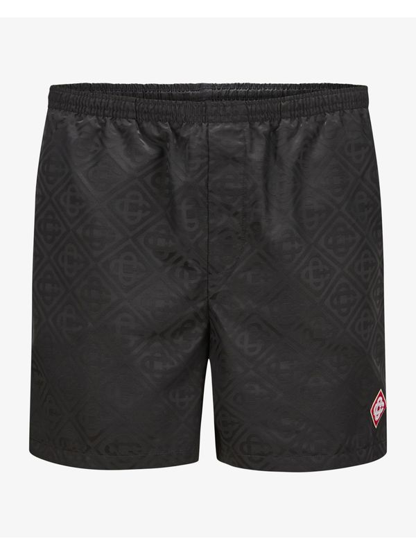 Monogram Logo Patch Swim Shorts