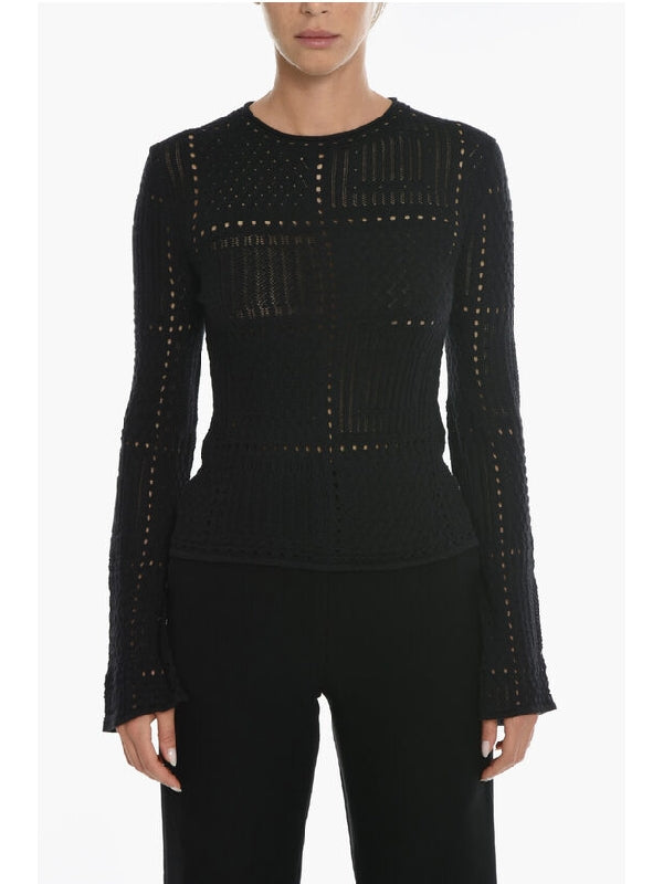 Wool Cashmere Crewneck Knit