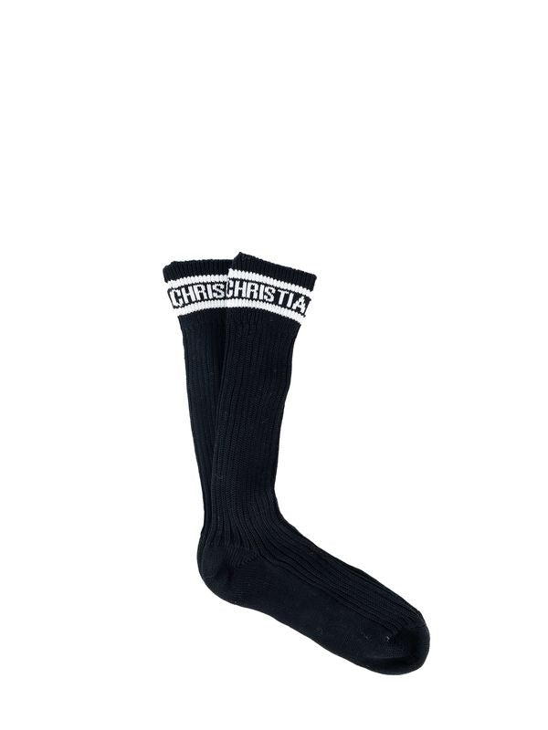 Logo Intarsia Socks