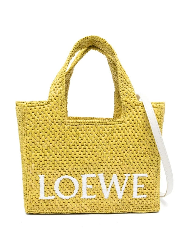 Loewe Yellow Tote Bags