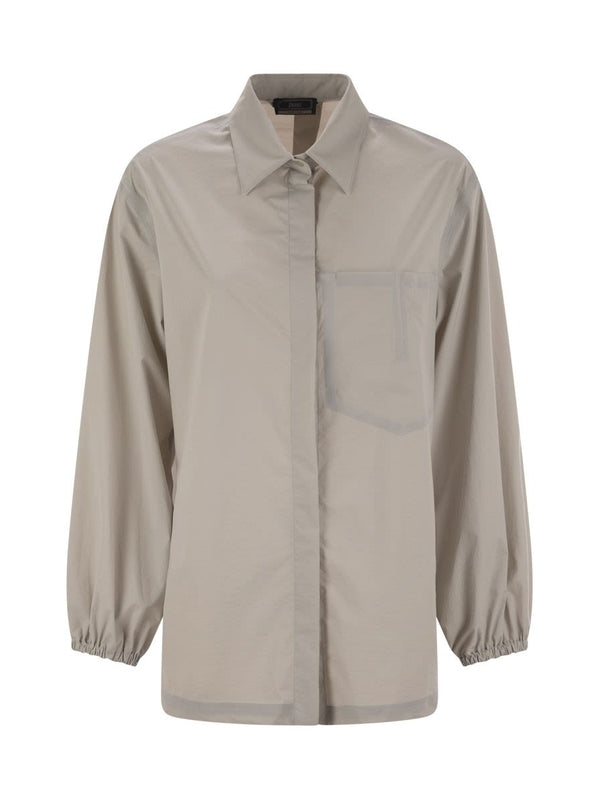 Technical Nylon Check Shirt