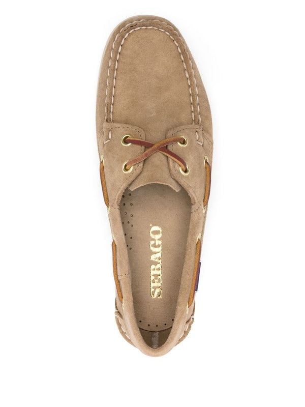 Sebago Beige Lace-Ups