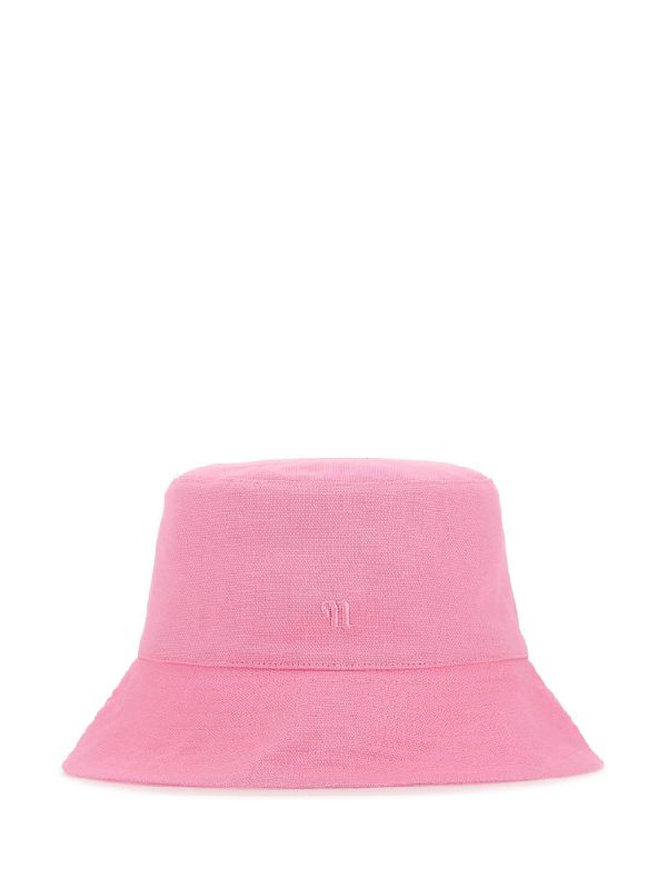 Carban Monogram Embroidered Bucket Hat