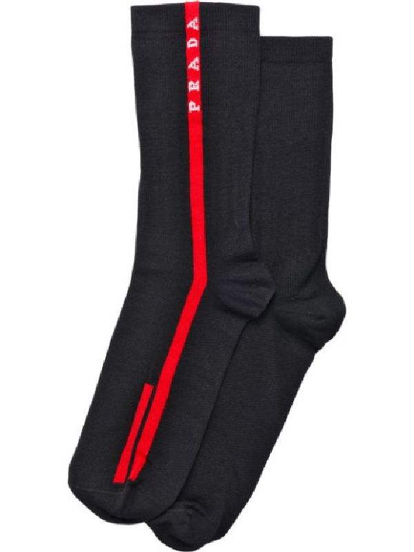 Red Logo Socks