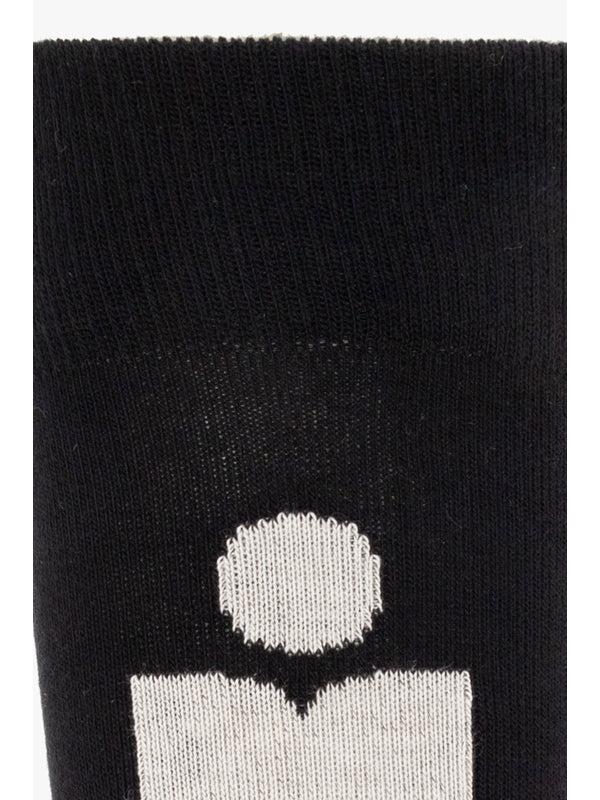 Logo Jacquard
  Cotton Socks