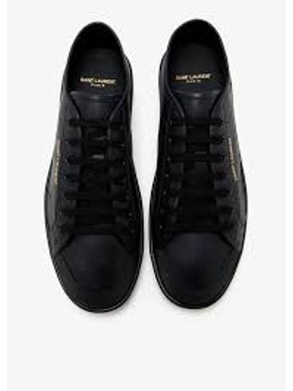 Saint Laurent Black Low Top Sneakers