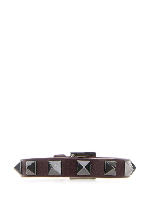 Rockstud Leather Bracelet