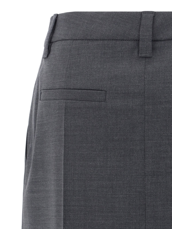 Wool Tailored Skirt