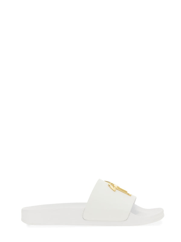 Giuseppe Zanotti White Slides