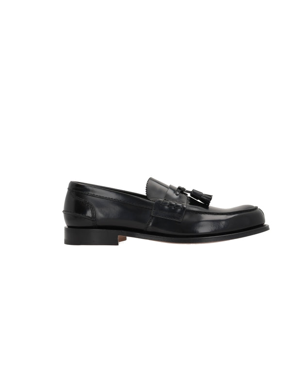 Tassel Detail Leather Loafers