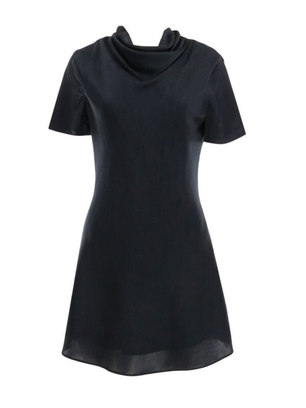 Staud Black Mini Dress