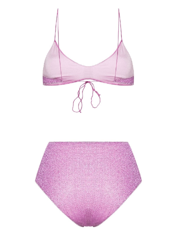 Lurex Bralette Bikini Set