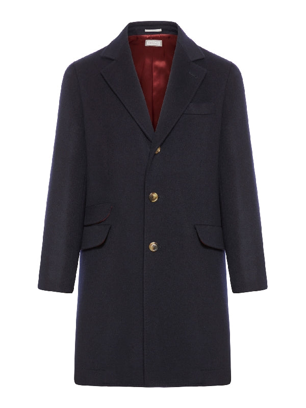 Single Breasted Wool Coat