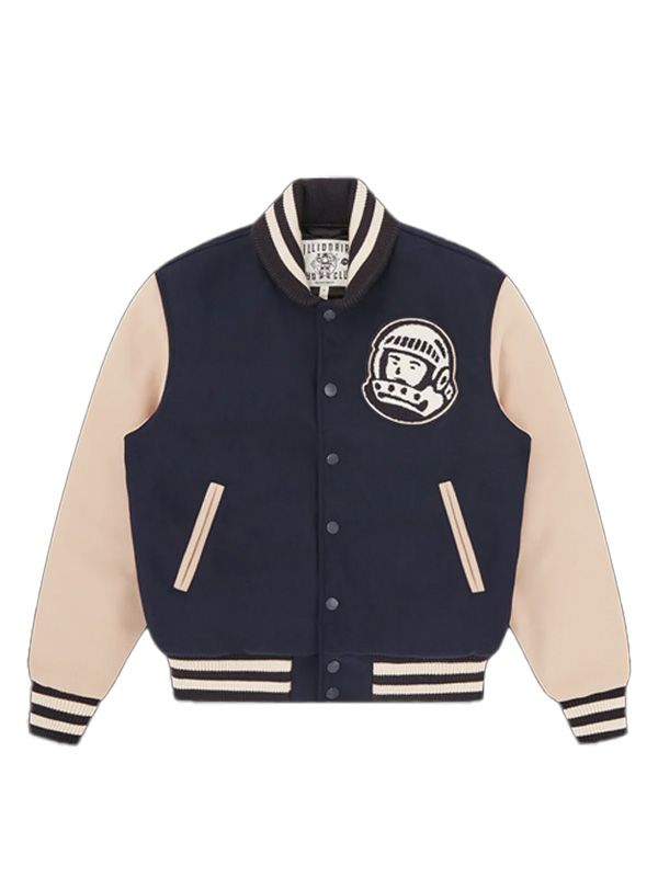 Logo Patch Varsity Bomber Jacket