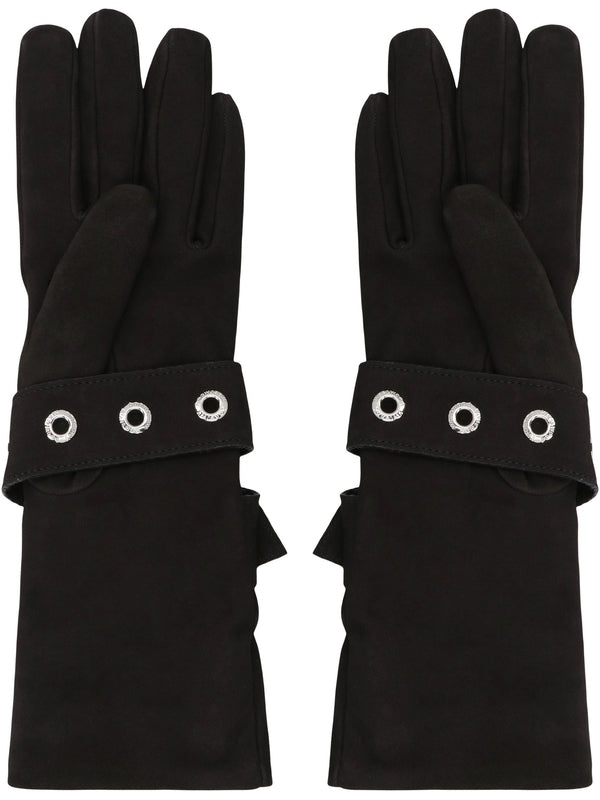 Calfskin Black Gloves