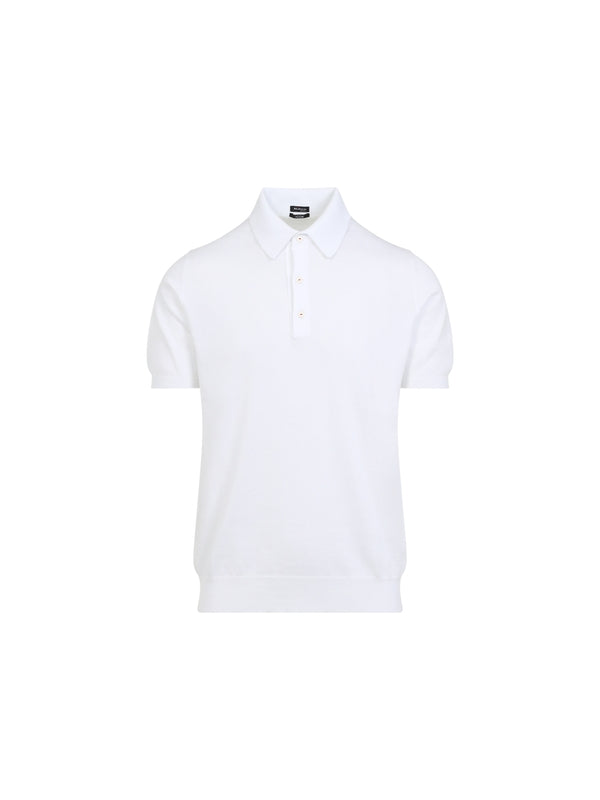 Cotton Short-Sleeve Polo Shirt