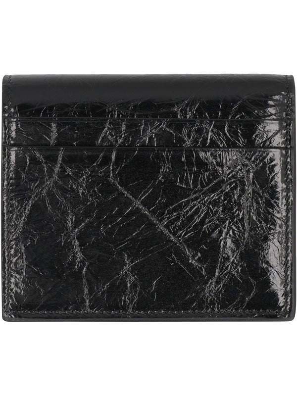 B Icon Leather Wallet