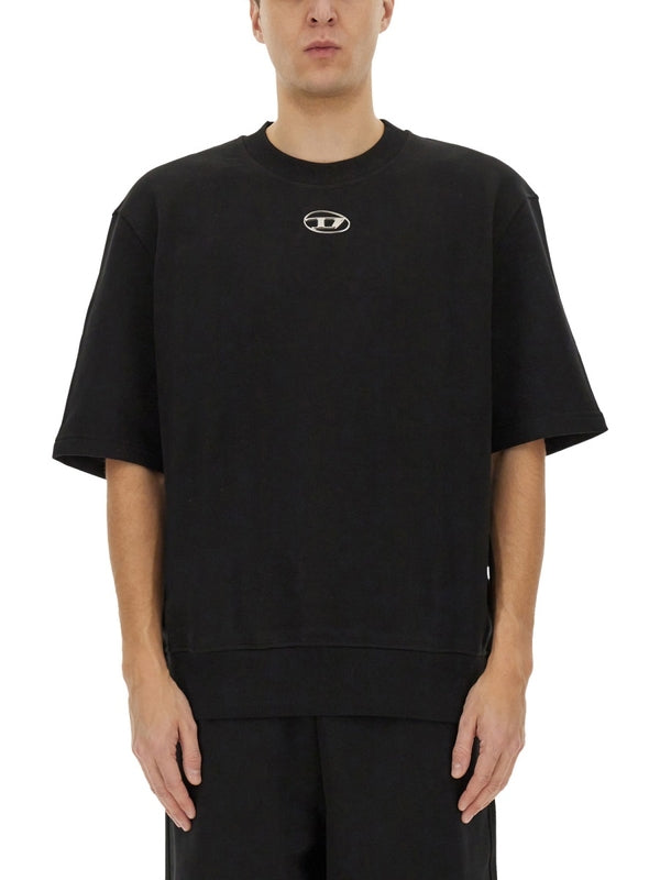 Oval D Logo Cotton Short Sleeve T-Shirt