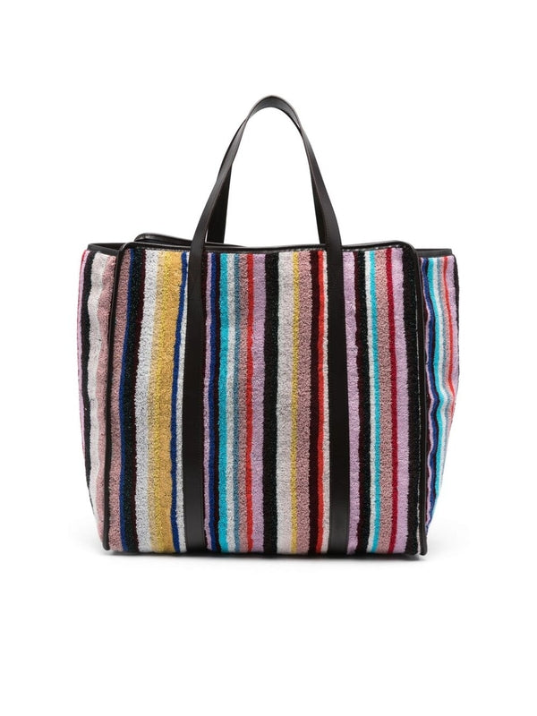 Stripe Cotton Tote Bag