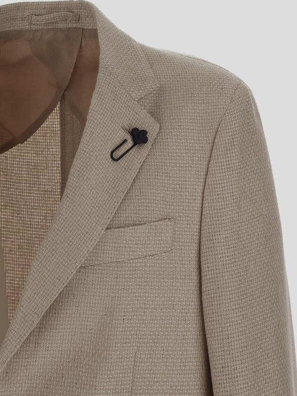 Boutonniere Cashmere Silk Single Jacket