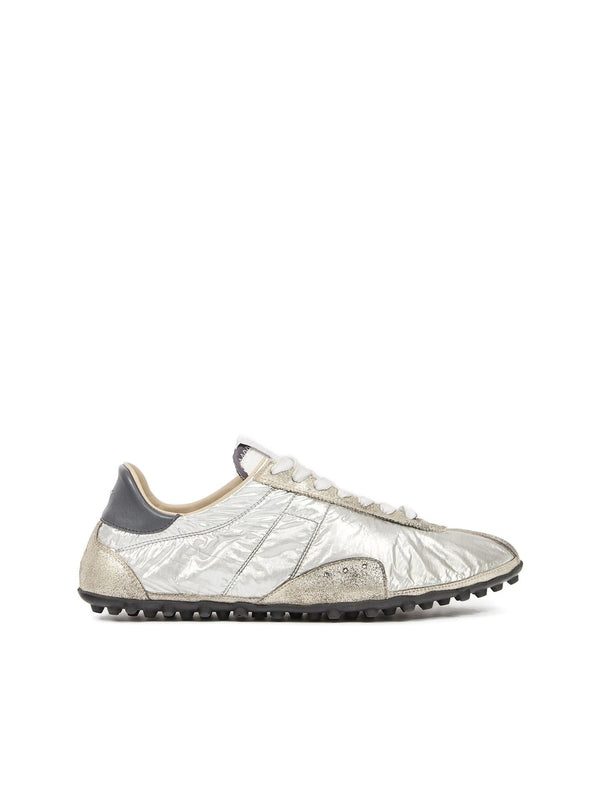 Maison Margiela Silver Low Top Sneakers