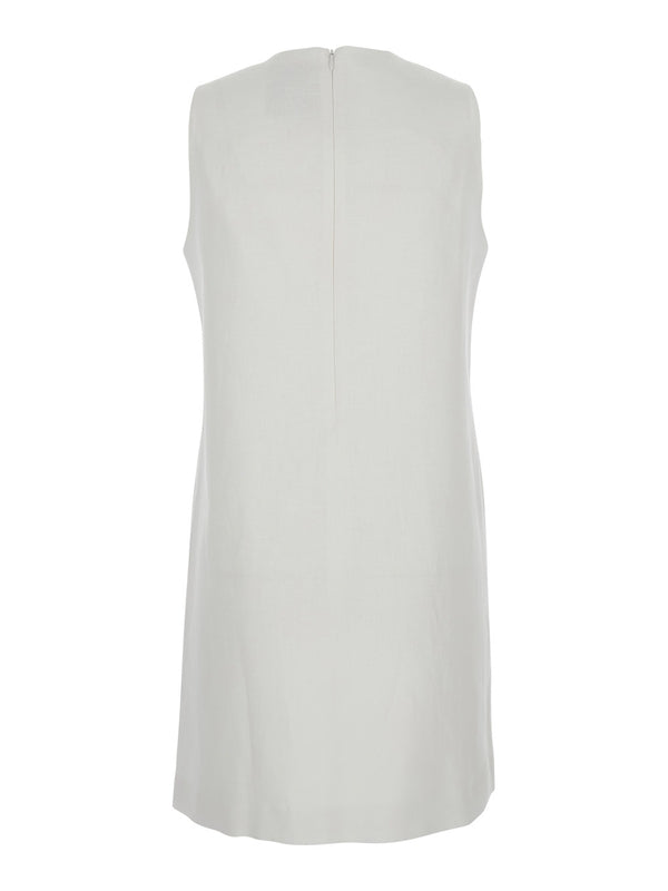 Sleeveless Linen Mini Dress
