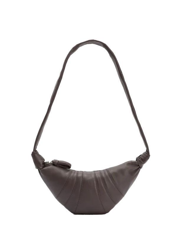 Croissant Leather Small Shoulder Bag