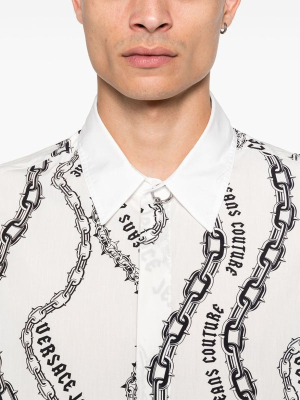 Versace Denim Couture Shirt White