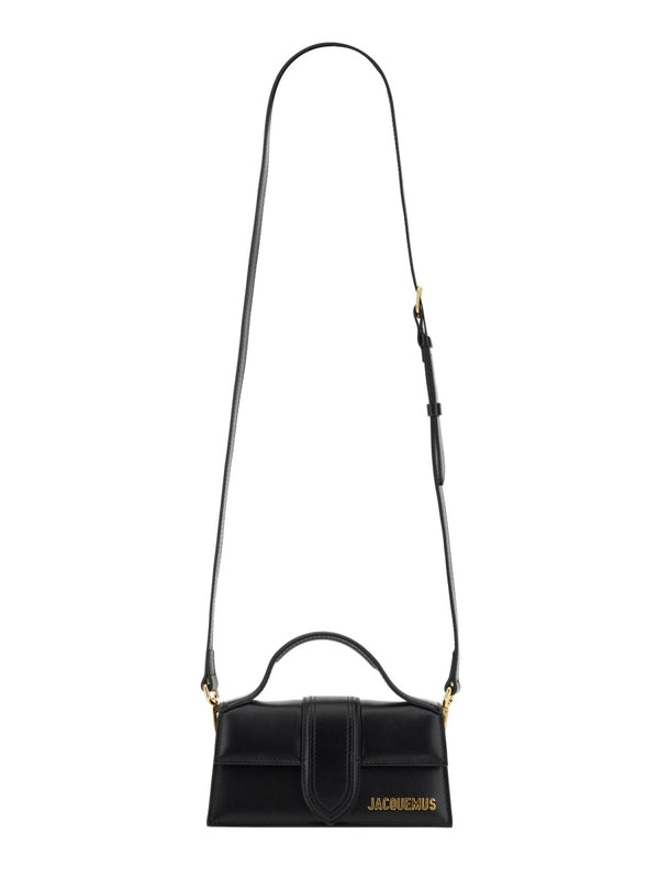 Bambino Logo Leather Tote Bag