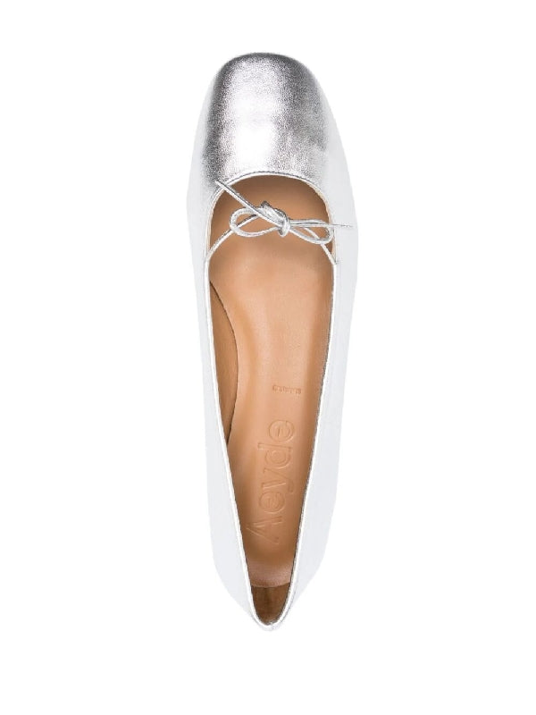 Darya Metallic Leather Pumps Heel