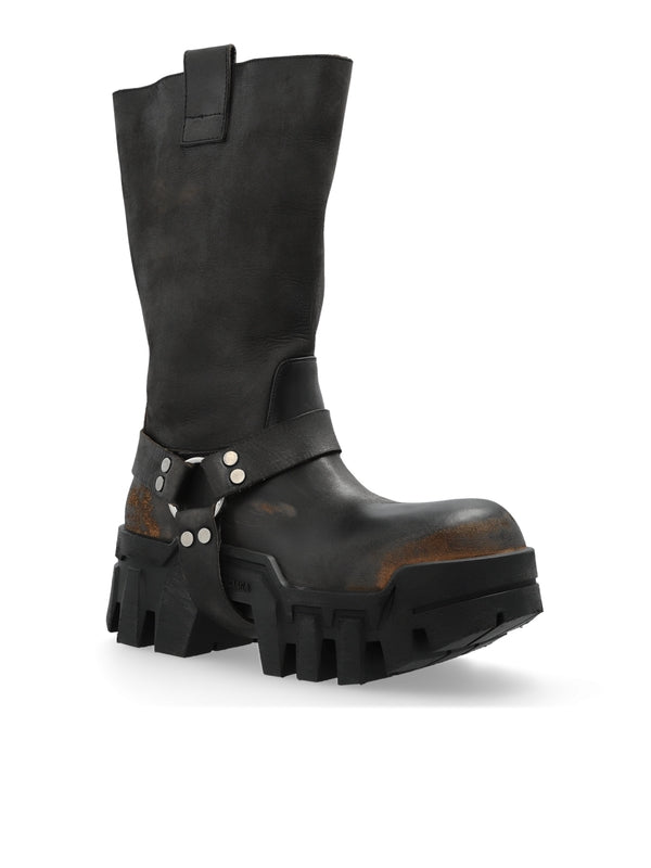 Bulldozer Harness Leather Mid Boots