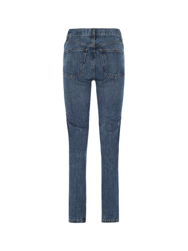 High Rise Denim Pants