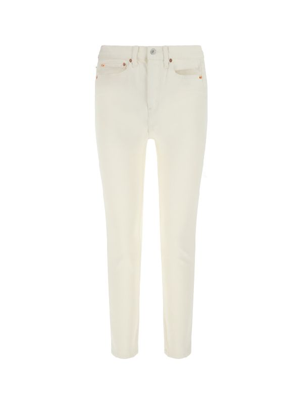 Vintage White Denim Pants