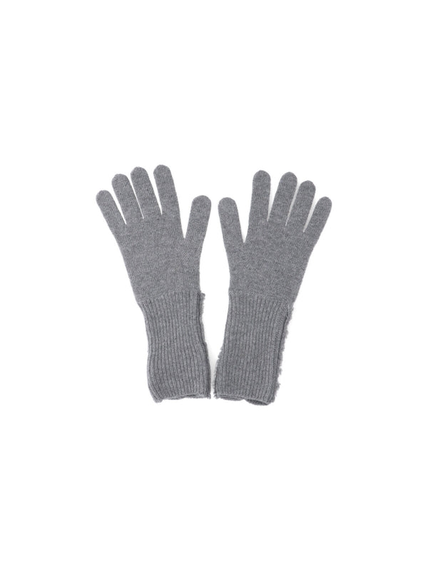 MM6 Maison Margiela Mm6 Maison Margiela Grey Wool Gloves | jentestore