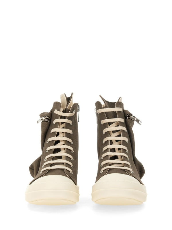 Cargo Cotton High-Top Sneakers