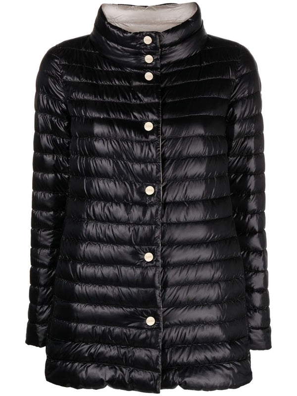 Reversible High Neck Quilted Padded Jacket