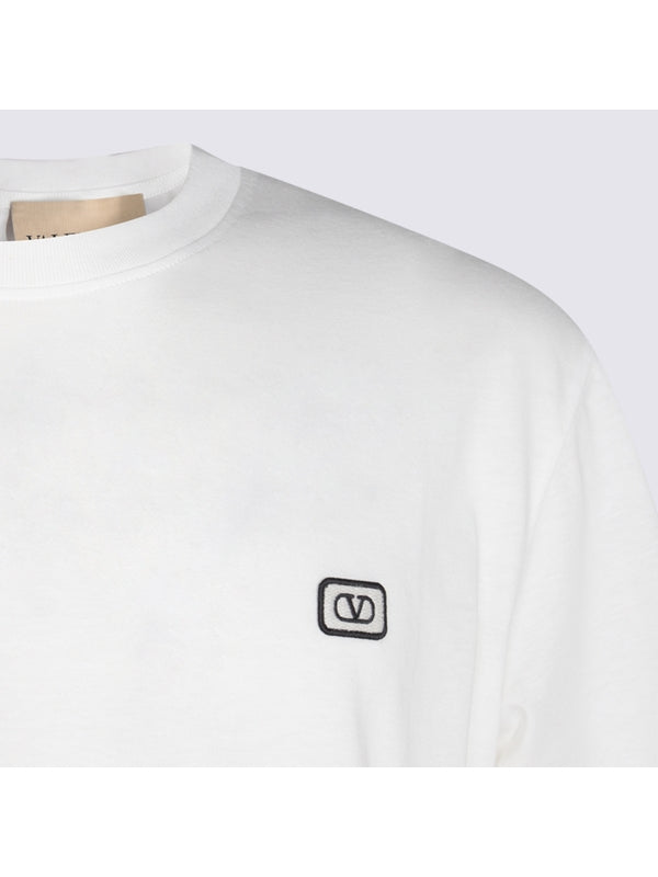 Valentino White Half Sleeve