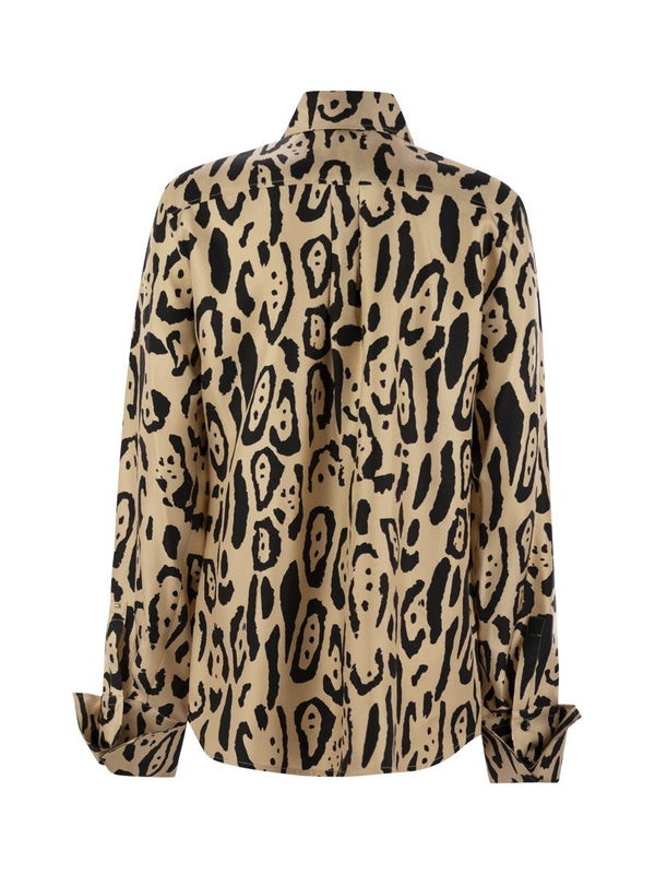 All-Over Printed Silk Shirt