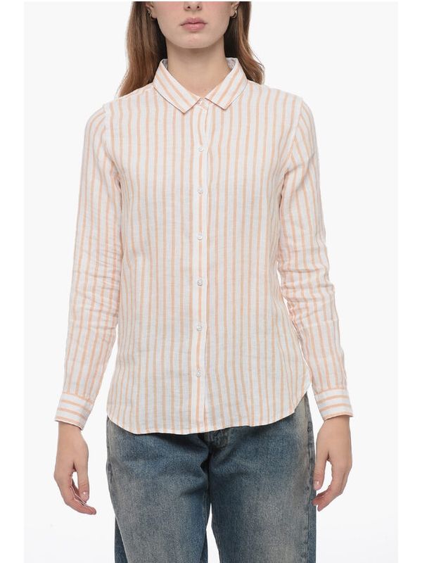 Marine Stripe Linen Shirt