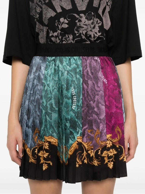 Allover Print Mini Skirt