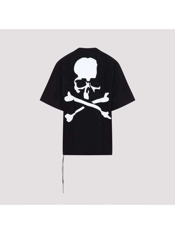 Skull Printing Strap Short Sleeve T-shirt