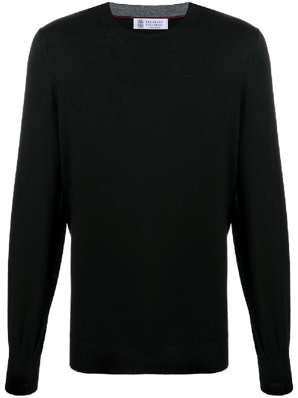 Wool Cashmere Crewneck Knit