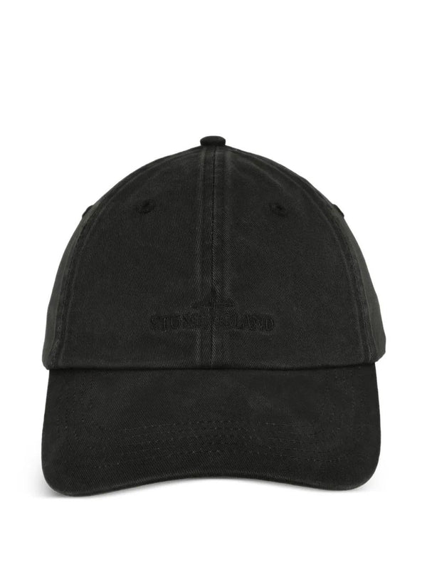 Stone Island Black Ball Cap
