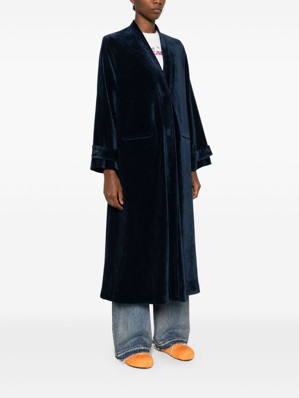 Corduroy Long Coat