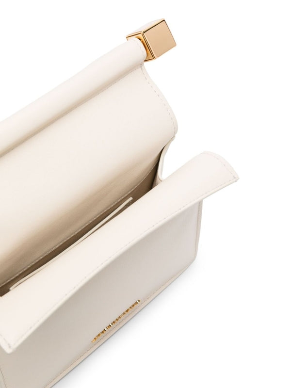 Rond Carre Small Leather Clutch Bag