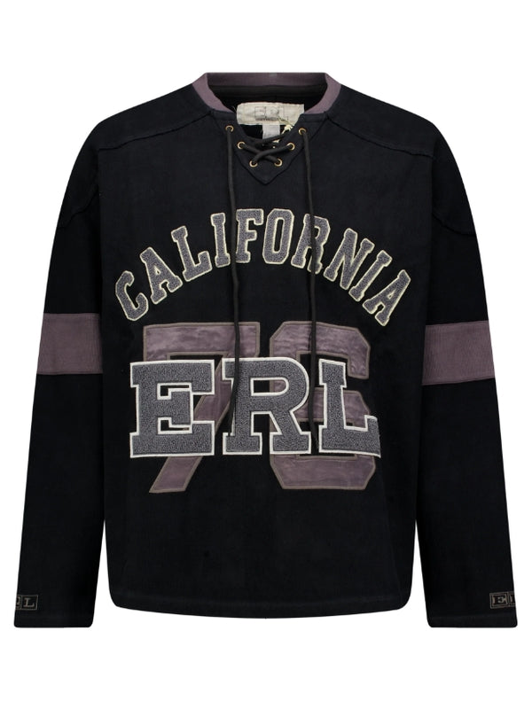 ERL Black Long-Sleeve Top