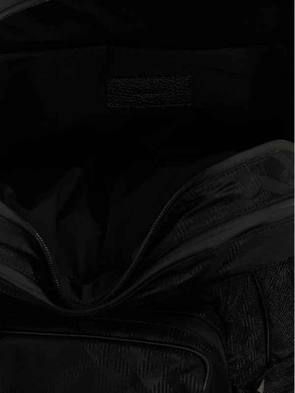 Check Jacquard
  Nylon Backpack