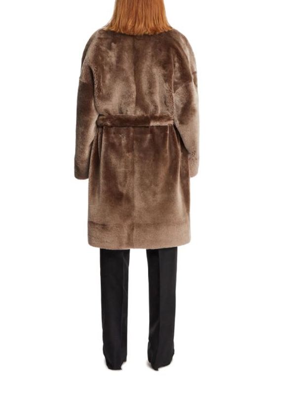 Shearling Belt Coat